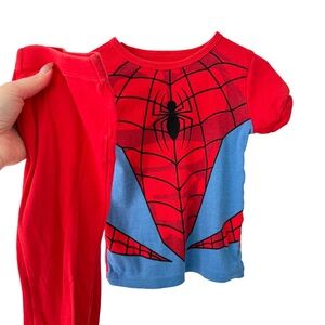 Joe Fresh x Marvel Red and Blue Spiderman Pajama Set 3 Toddler